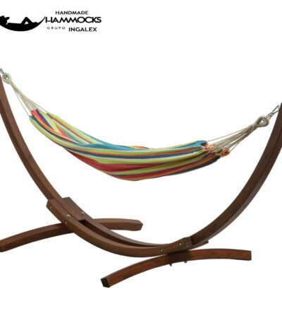 hammock with wooden stand