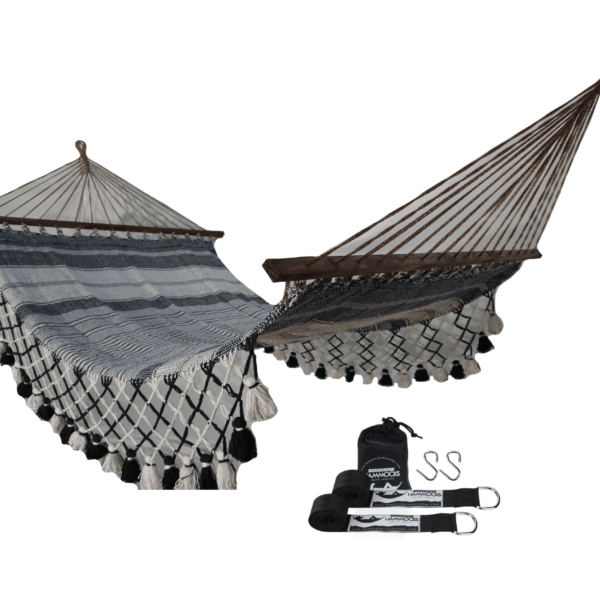handmade hammock with bar